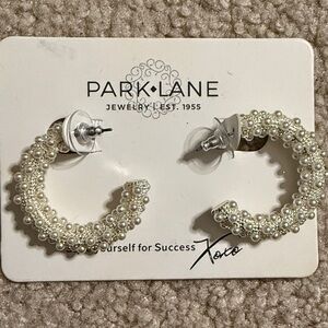 Park Lane Ivory Pearl Embellished Siesta Earrings